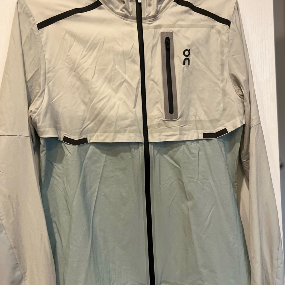 On Running Mint/Gray Ultralight Performance Jacket